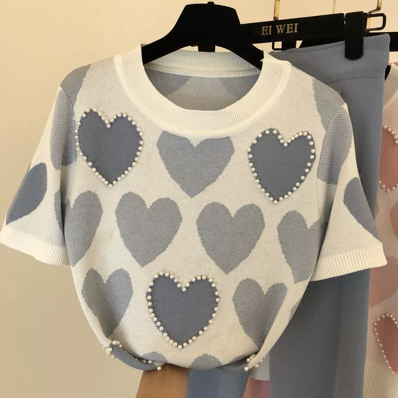 The Cozy Leisure | Women's Long-Sleeve Knitted Sweater & Pants Two-Piece Set - Image 87