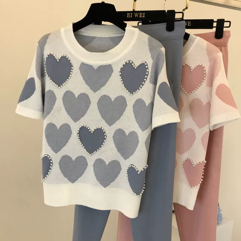 The Cozy Leisure | Women's Long-Sleeve Knitted Sweater & Pants Two-Piece Set - Image 89