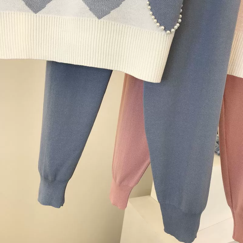 The Cozy Leisure | Women's Long-Sleeve Knitted Sweater & Pants Two-Piece Set - Image 94
