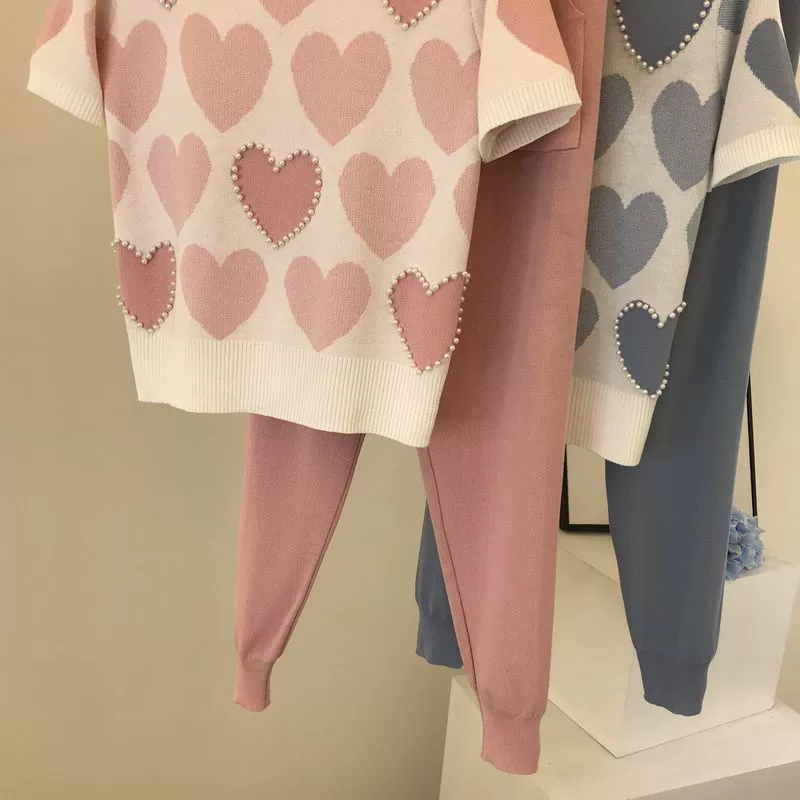 The Cozy Leisure | Women's Long-Sleeve Knitted Sweater & Pants Two-Piece Set - Image 99