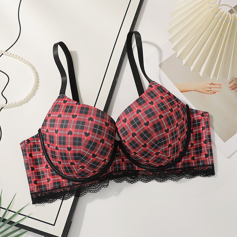 The Crimson Lift | Plus-Size Underwire Push-Up Lace Bra - Image 6