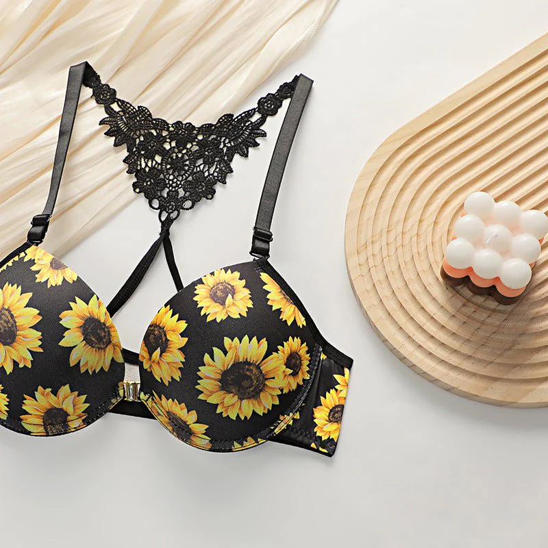 The Daisy Snatched | Front-Closure Push-Up Embroidery Set - Image 4
