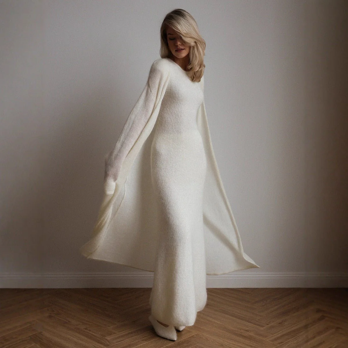 The Effortless Harmony | Solid Color Knit Two-Piece Set