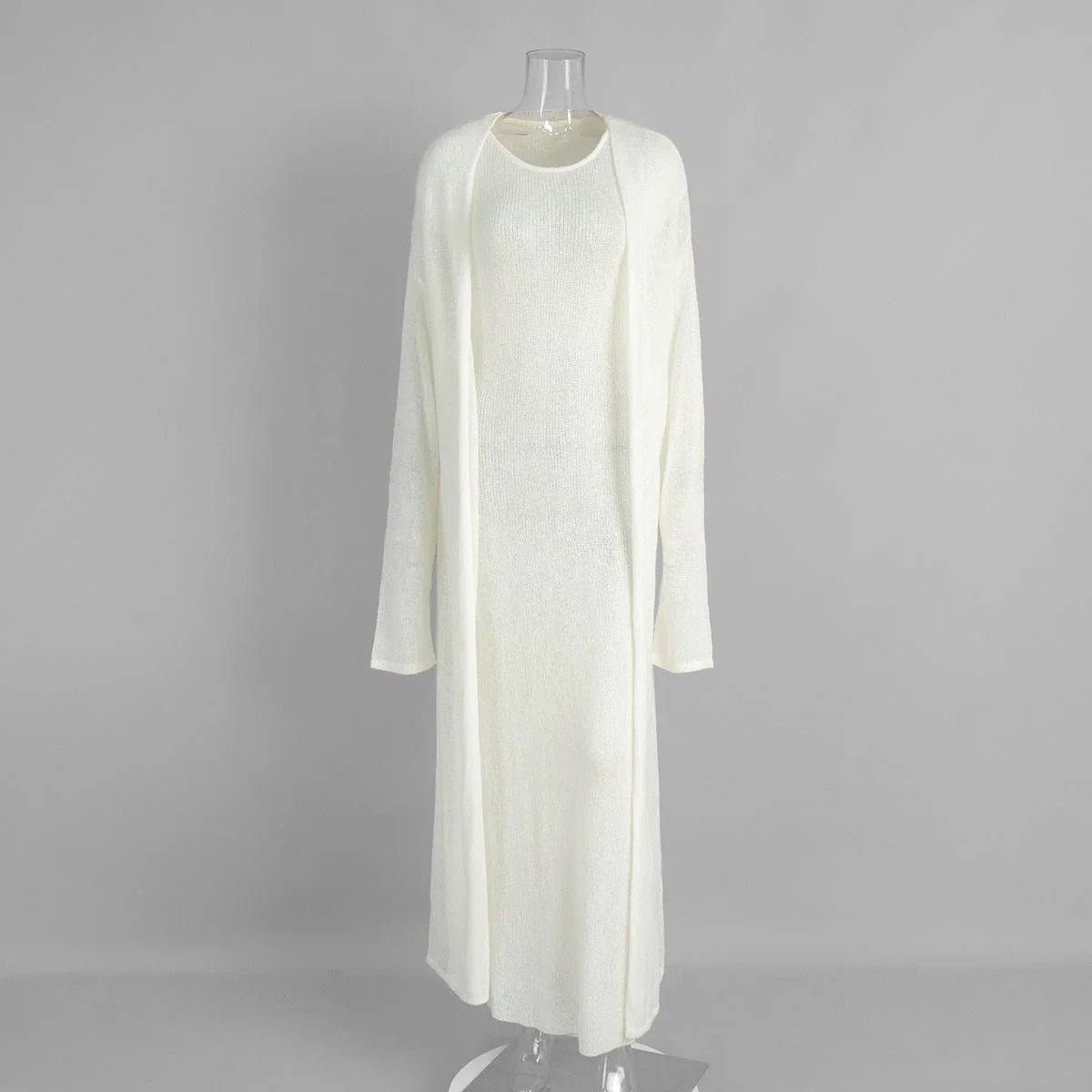 The Effortless Harmony | Solid Color Knit Two-Piece Set - Image 6