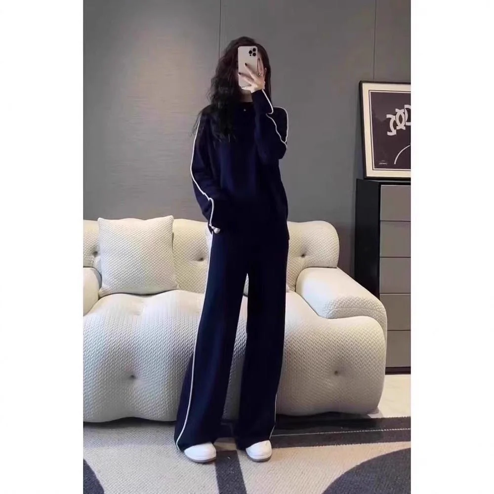 The Effortless Layer | Solid Color Long-Sleeve Knit Top Set - Image 3