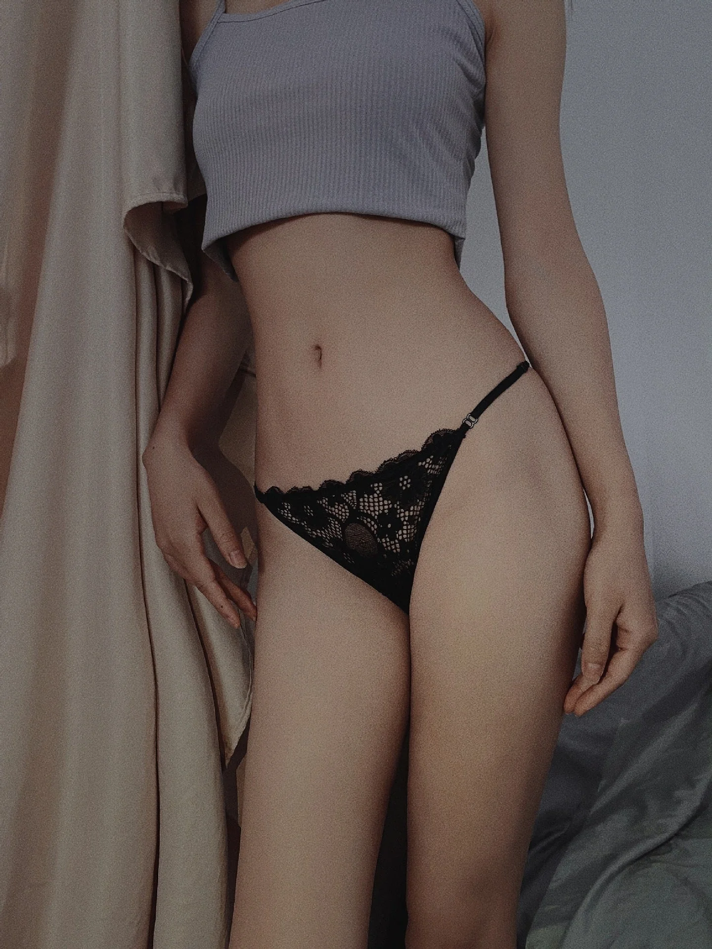 The Enchanted Bloom | Adjustable Lace Low-Rise Thong Panties - Image 10
