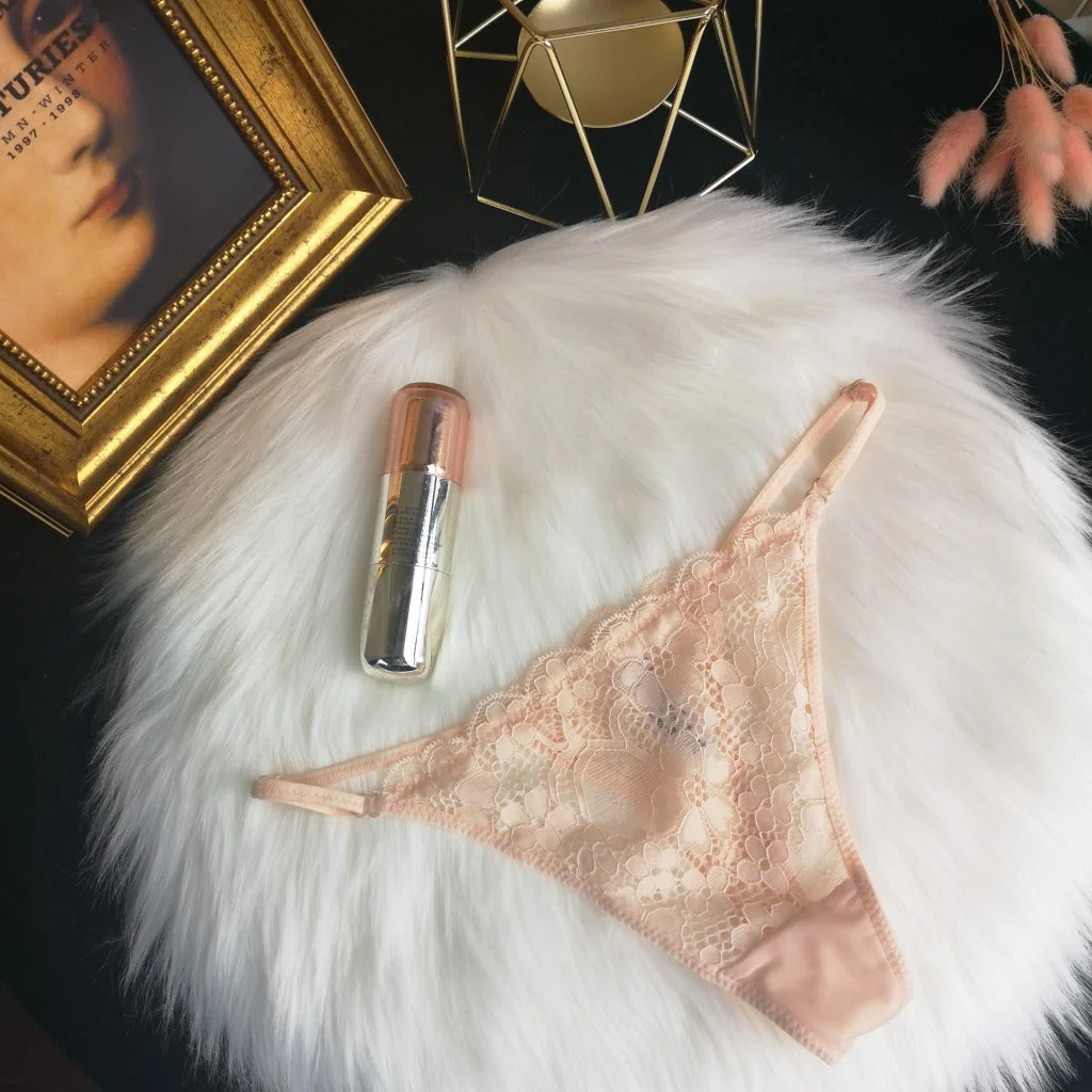 The Enchanted Bloom | Adjustable Lace Low-Rise Thong Panties - Image 4