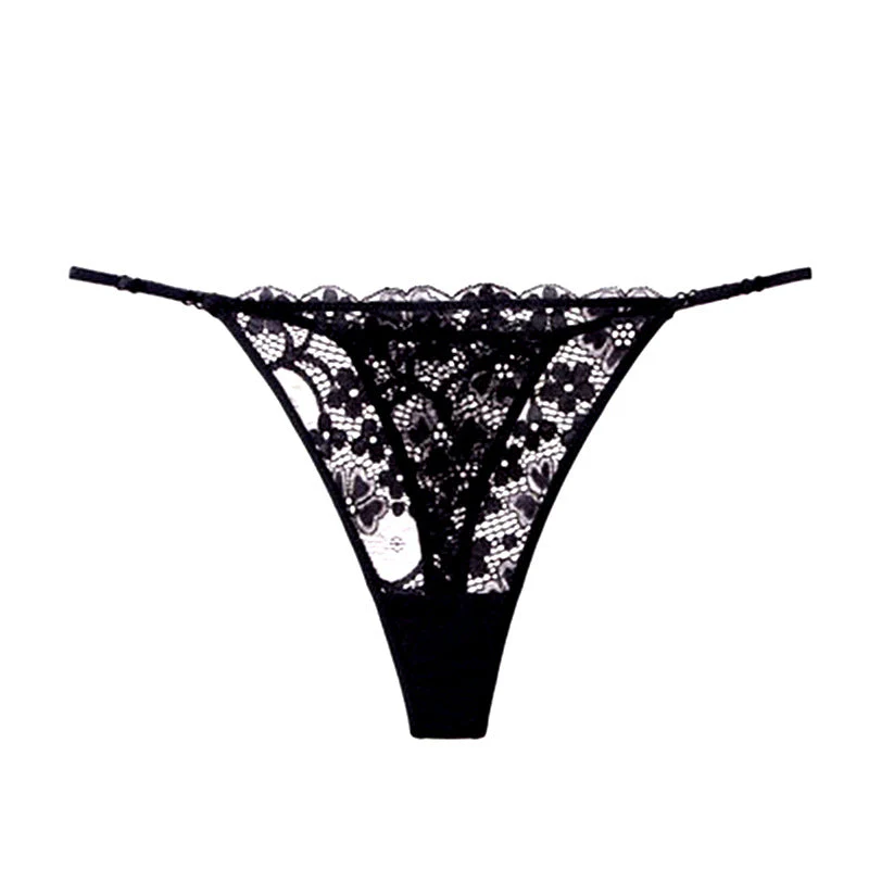 The Enchanted Bloom | Adjustable Lace Low-Rise Thong Panties - Image 9