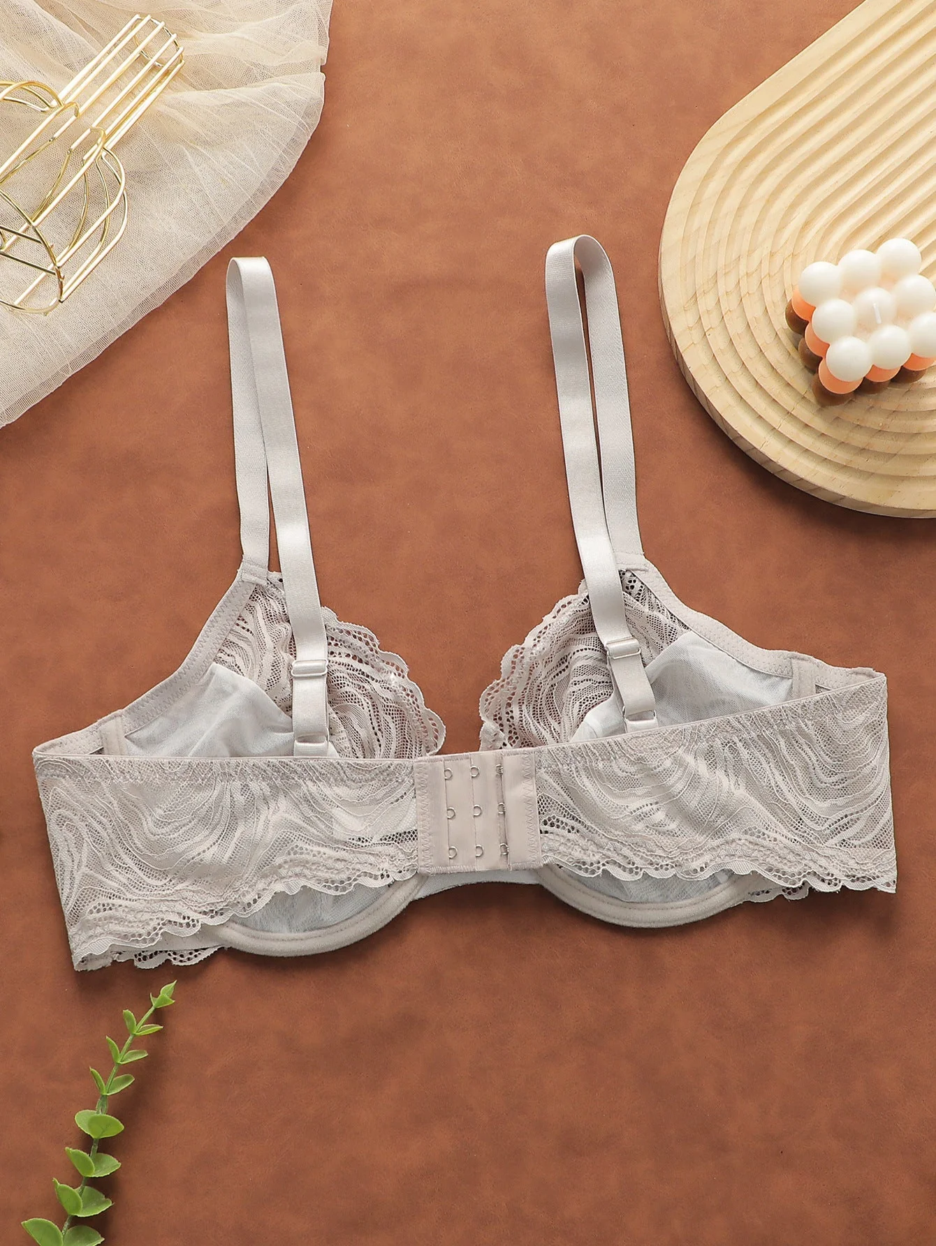 The Enchanted Lace Set | Women's Ultra-Thin See-Through Lace Bra - Image 6