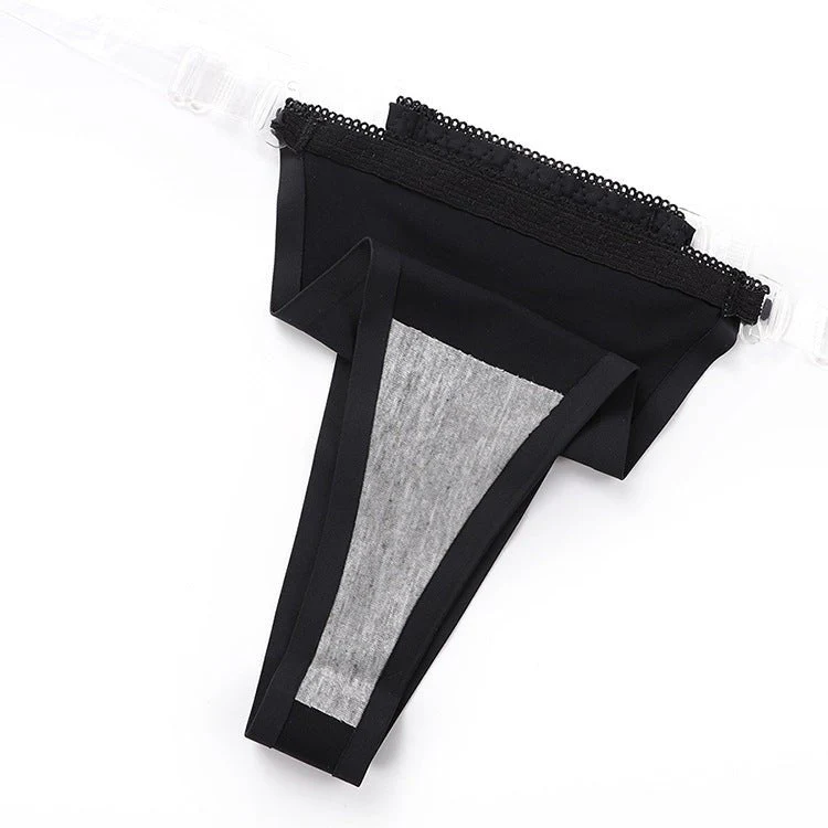 The Ice Silk Tease | Women's Low-Rise Ice Silk Thong Panties - Image 2
