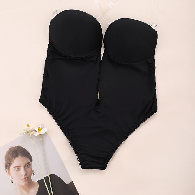 The Lace Allure | Women's Lace Strapless Bodysuit Bra - Image 6