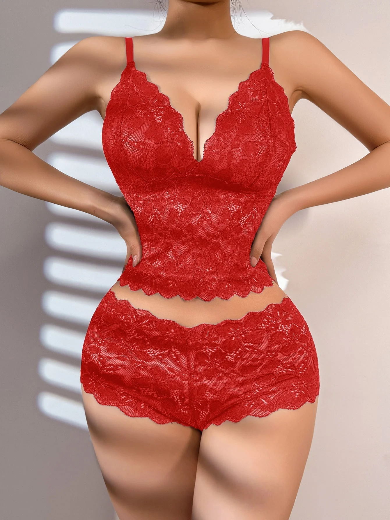 The Lace Back | Lace Wireless Triangle Cup Bra & Panty Set (FD) - Image 9