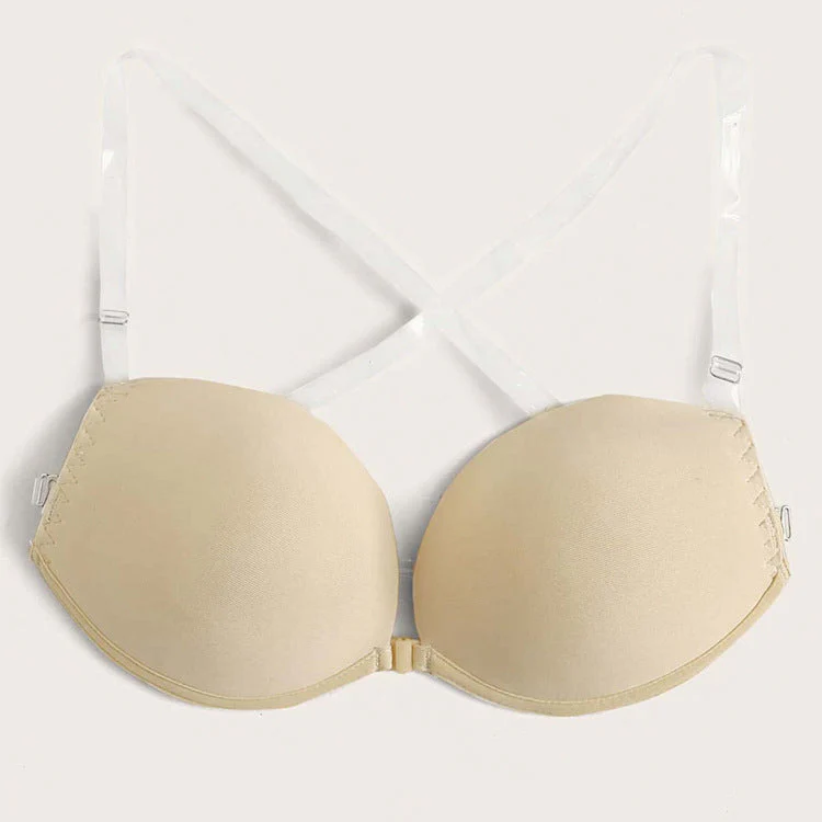 The Lace Charm | Women's Lace Halter Push-Up Bra - Image 4