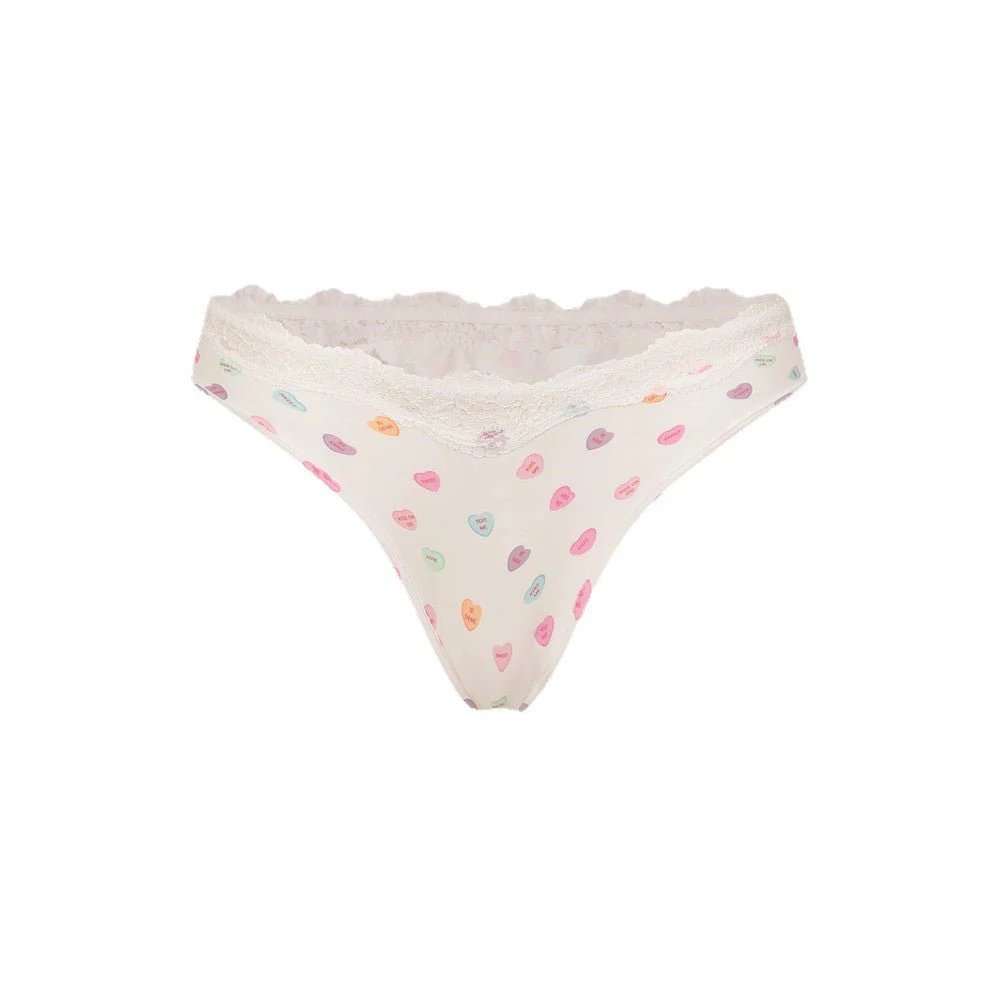The Lace Dipped Thong | High-Stretch Snatched V-Cut Thong - Image 5
