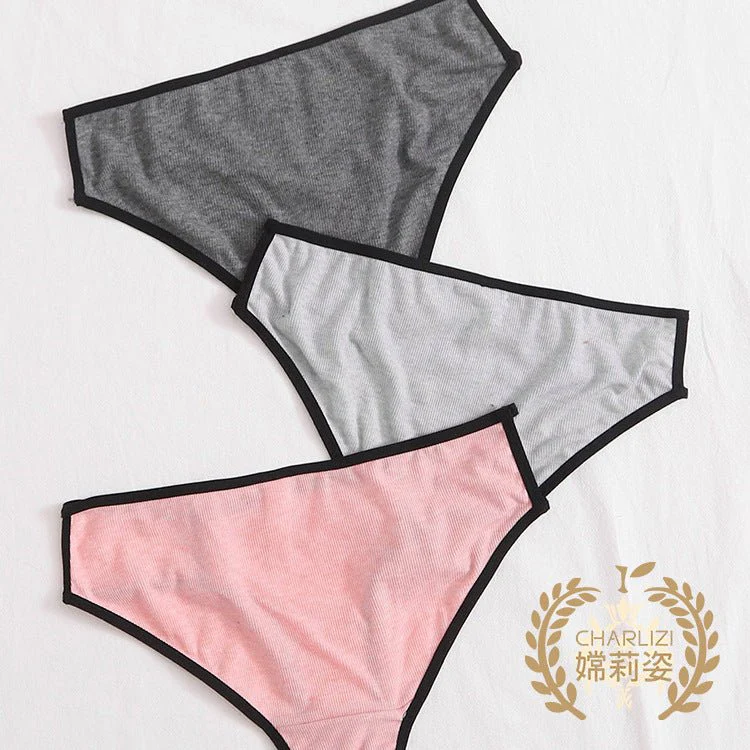 The Lace Edge Comfort | Women's Mid-Rise Lace Trim Triangle Panties - Image 2