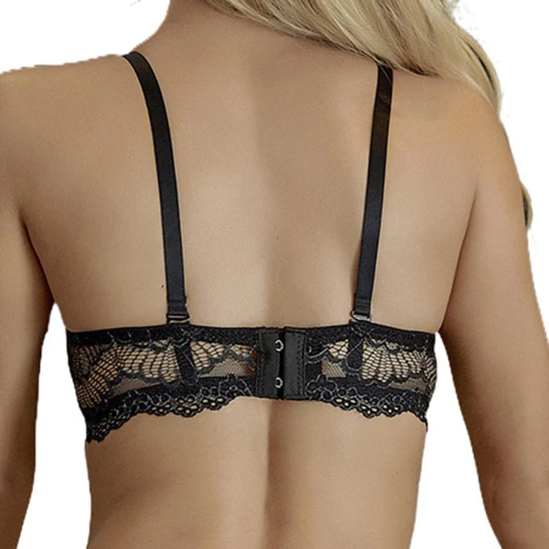 The Lace Elegance | Women's Lace Underwire Push-Up Bra - Image 3