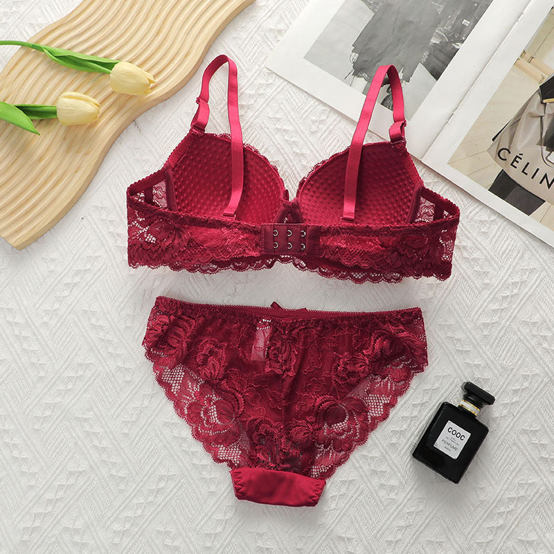 The Lace Lift | Lace Push-Up Underwire Bra & Panty Set - Image 4