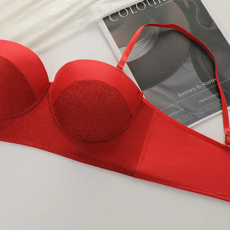 The Lace Lift | Red Lace Push-Up Underwire Bra - Image 3