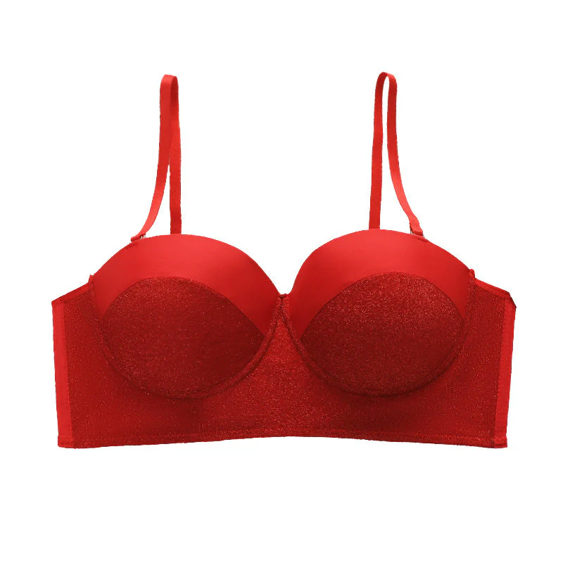 The Lace Lift | Red Lace Push-Up Underwire Bra - Image 5