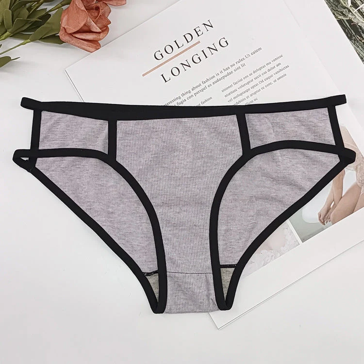 The Lace Trim Comfort | Women's Cotton Mid-Rise Lace Edge Panties