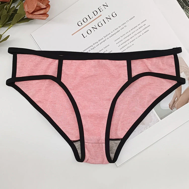 The Lace Trim Comfort | Women's Cotton Mid-Rise Lace Edge Panties - Image 3