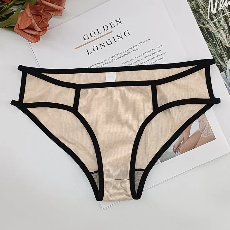 The Lace Trim Comfort | Women's Cotton Mid-Rise Lace Edge Panties - Image 4