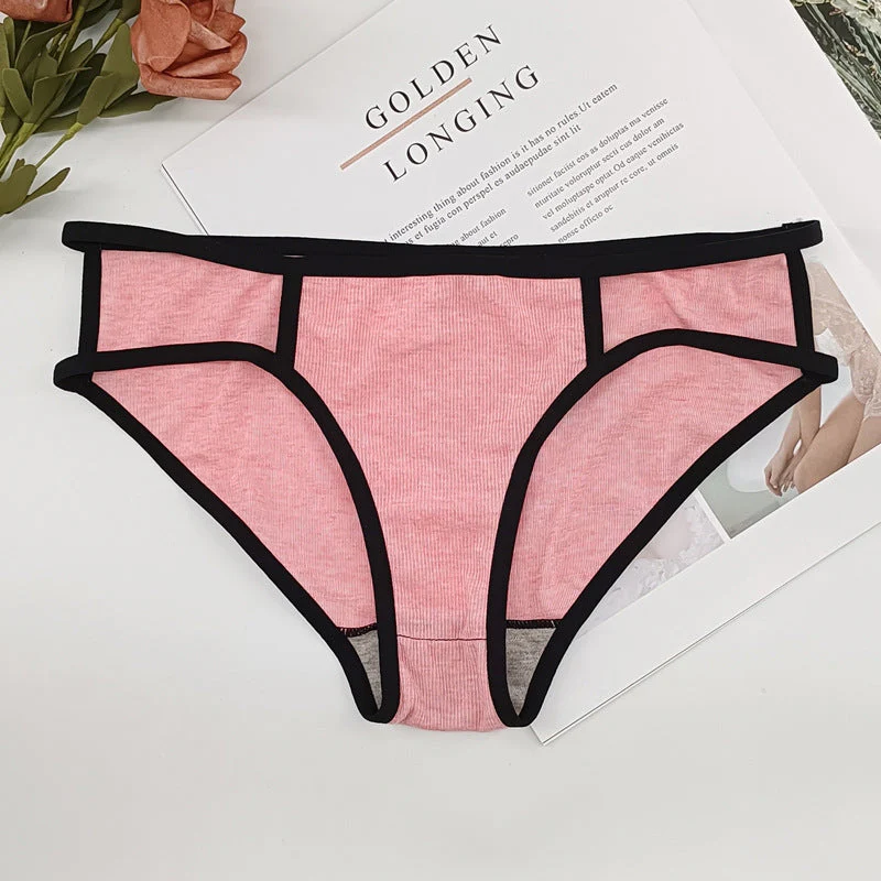 The Lace Trim Comfort | Women's Cotton Mid-Rise Lace Edge Panties - Image 6