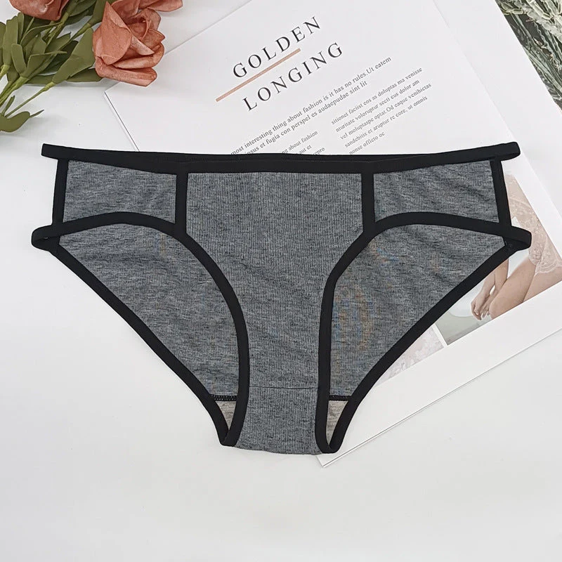 The Lace Trim Comfort | Women's Cotton Mid-Rise Lace Edge Panties - Image 8