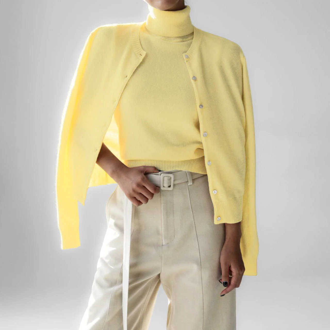 The Layered Luxe | Solid Color Vest & Matching Cardigan Set FD - Image 18