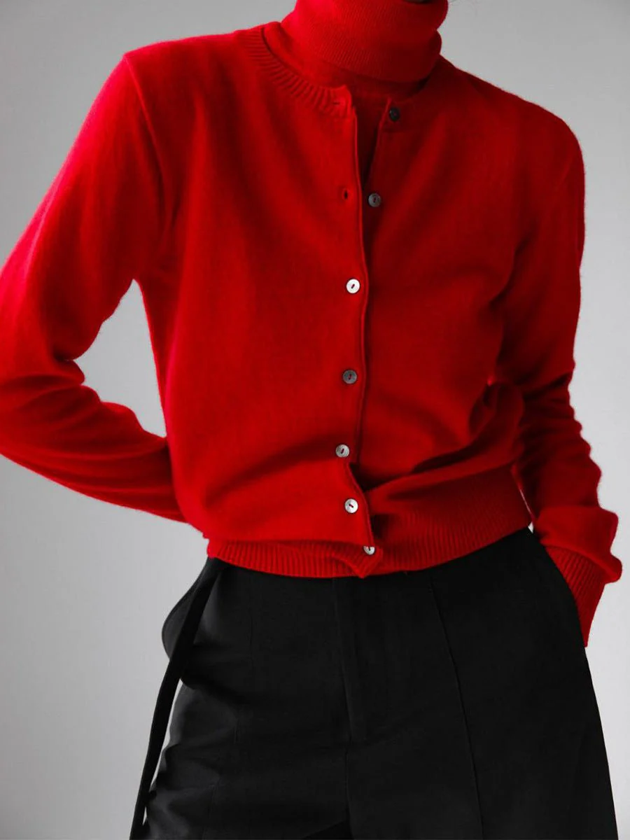 The Layered Luxe | Solid Color Vest & Matching Cardigan Set FD - Image 7