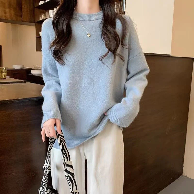 The Lazy Bliss | Women's Hooded Raglan Sleeve Knit Sweater - Image 10