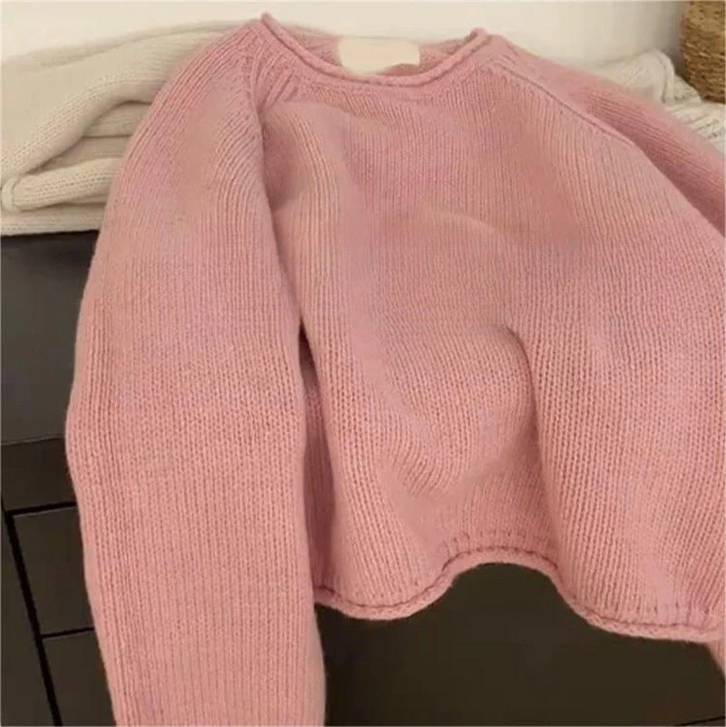 The Lazy Bliss | Women's Oversized Loose Pullover Sweater - Image 8