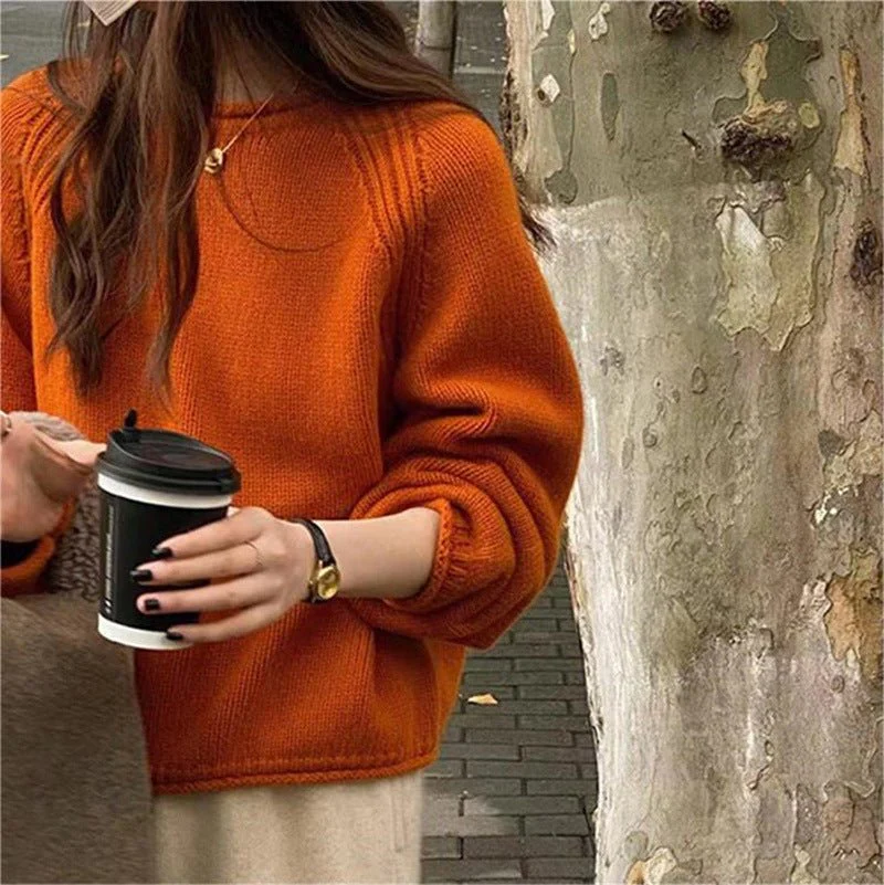 The Lazy Bliss | Women's Oversized Loose Pullover Sweater FD - Image 4