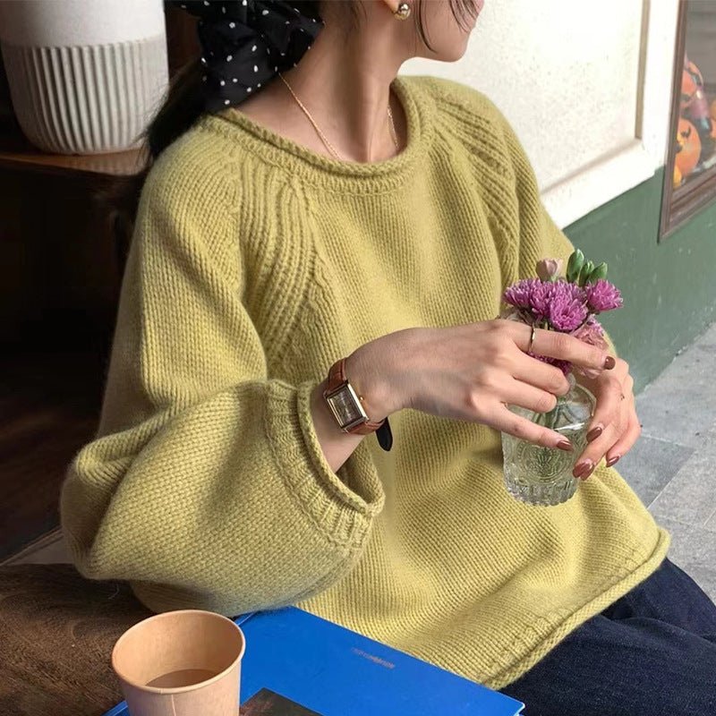 The Lazy Bliss | Women's Oversized Loose Pullover Sweater FD - Image 6