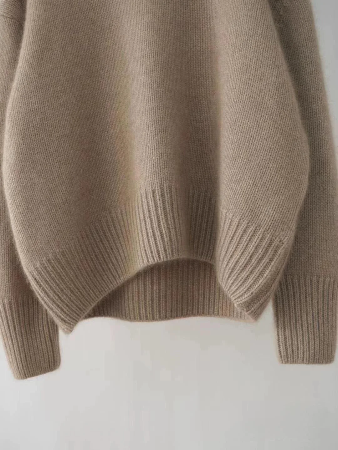 The Lazy Haven | Women's High Collar Hooded Knit Sweater - Image 7