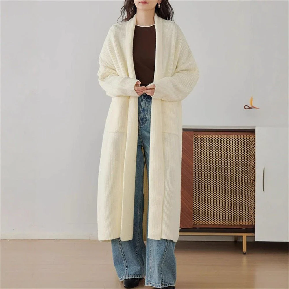 The Lazy Luxe | Thickened V-Neck Knit Cardigan - Image 2
