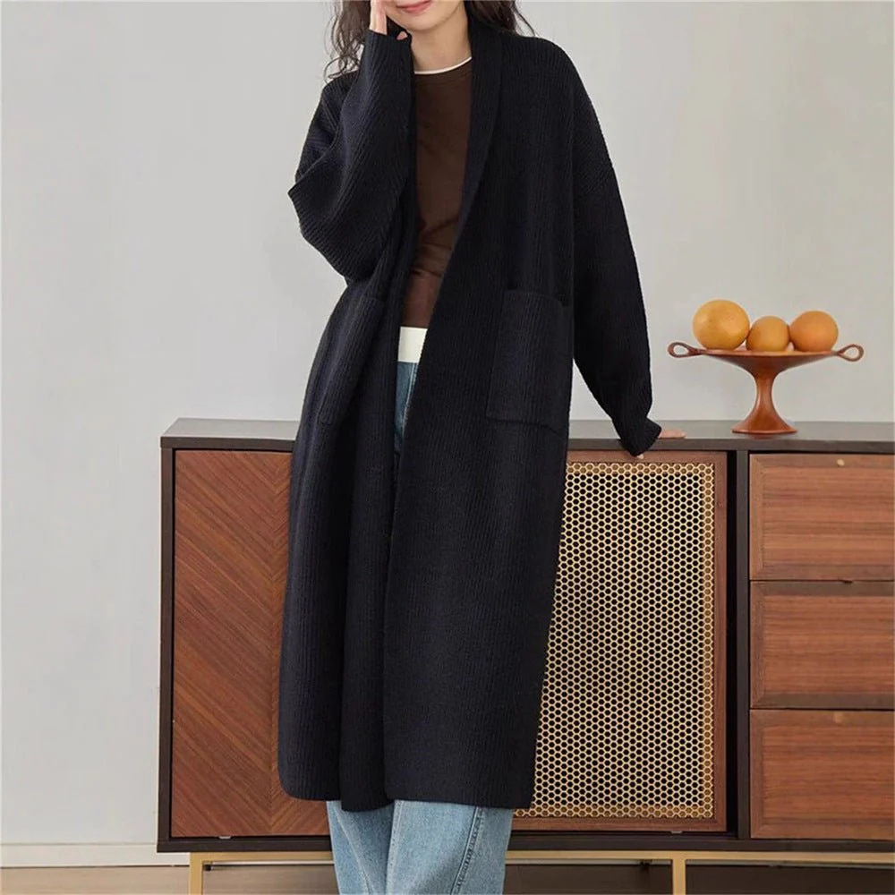 The Lazy Luxe | Thickened V-Neck Knit Cardigan - Image 9
