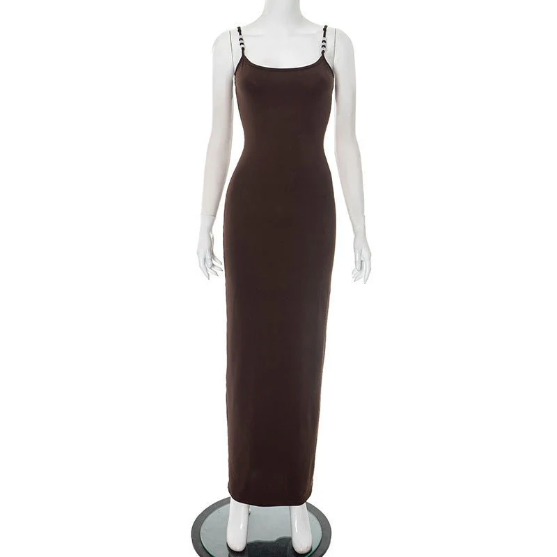 The Midnight Elegance | Women's Plus-Size Ice Silk V-Neck Long Nightdress - Image 7