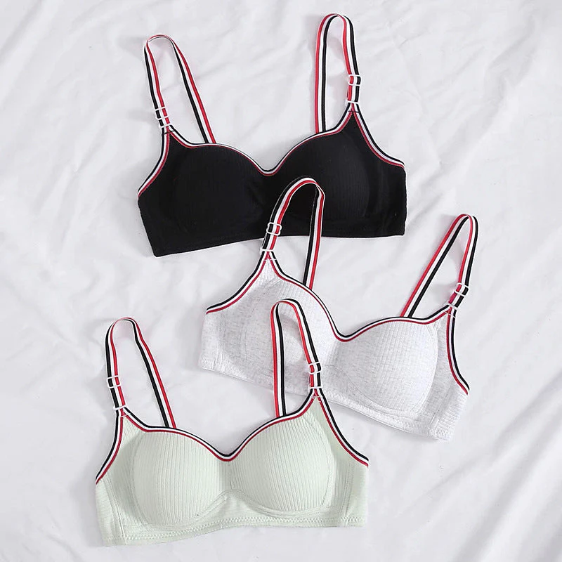 The Modal Whisper | Women's Wireless Seamless Lace Push-Up Bra - Image 2