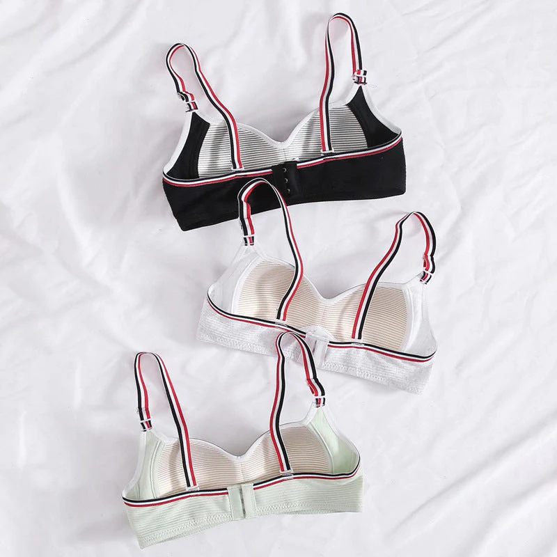 The Modal Whisper | Women's Wireless Seamless Lace Push-Up Bra - Image 3