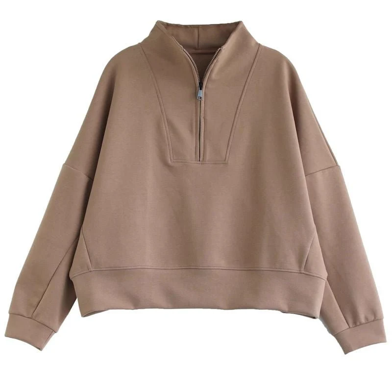 The Modern Stand | Women's Stand Collar Slim Fit Knit Sweater FD - Image 5