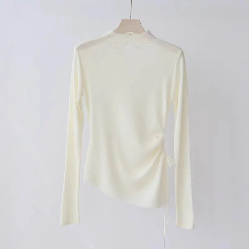 The Modern Twist | Women's Slim-Fit Semi-Turtleneck Pullover Sweater - Image 7