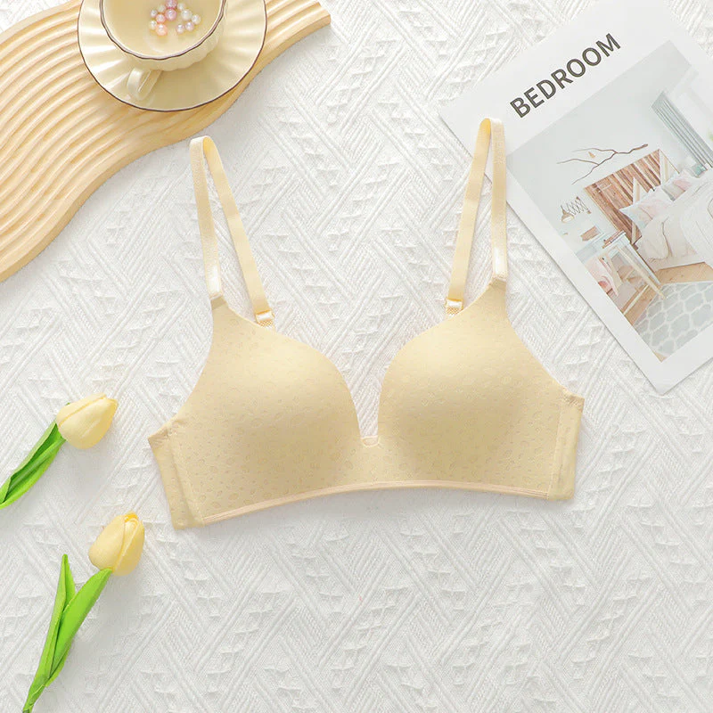 The Natural Lift | Nude Wireless Triangle Cup Push-Up Bra - Image 2