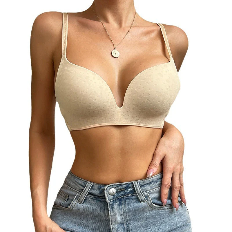 The Natural Lift | Nude Wireless Triangle Cup Push-Up Bra - Image 5