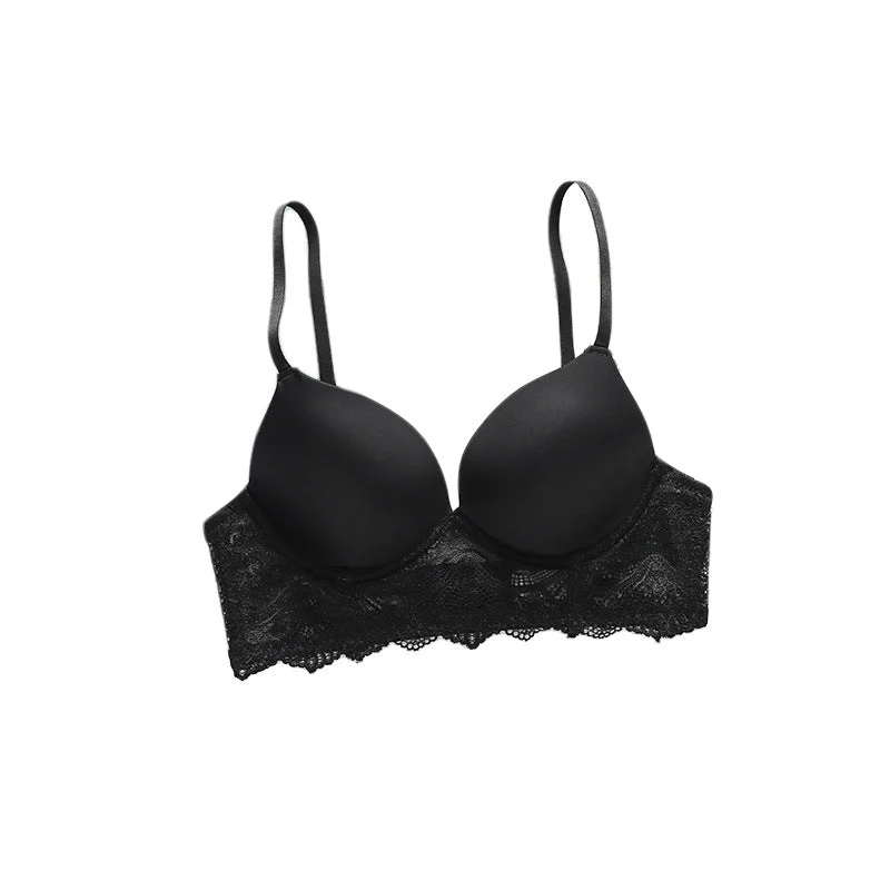 The Noir Comfort | Women's Lace Underwire Push-Up Bra - Image 5