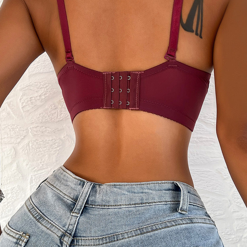 The Noir Lift | Women's Lace Underwire Push-Up Bra - Image 4