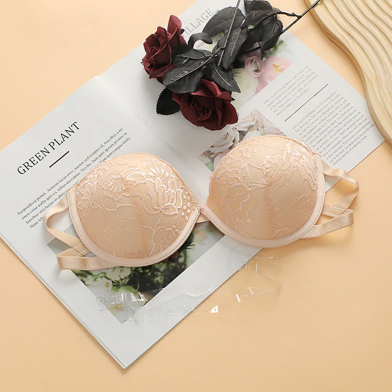 The Noir Lift | Women's Lace Underwire Push-Up Bra - Image 7