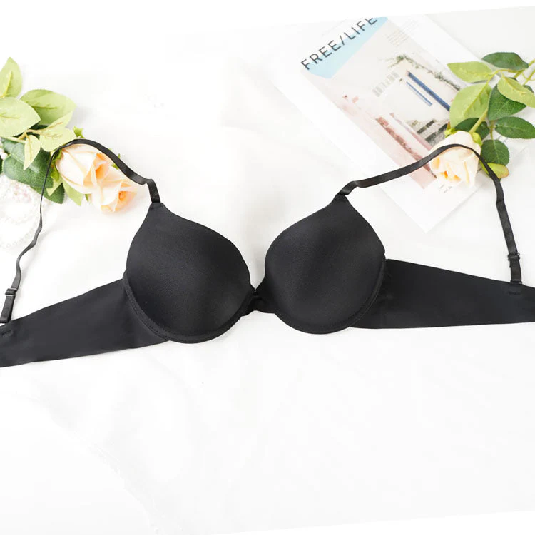 The Noir Lift | Women's Lace Underwire Push-Up Bra - Image 4