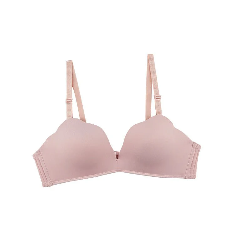 The Pink Blossom | Women's Wireless Lace Push-Up Bra - Image 5