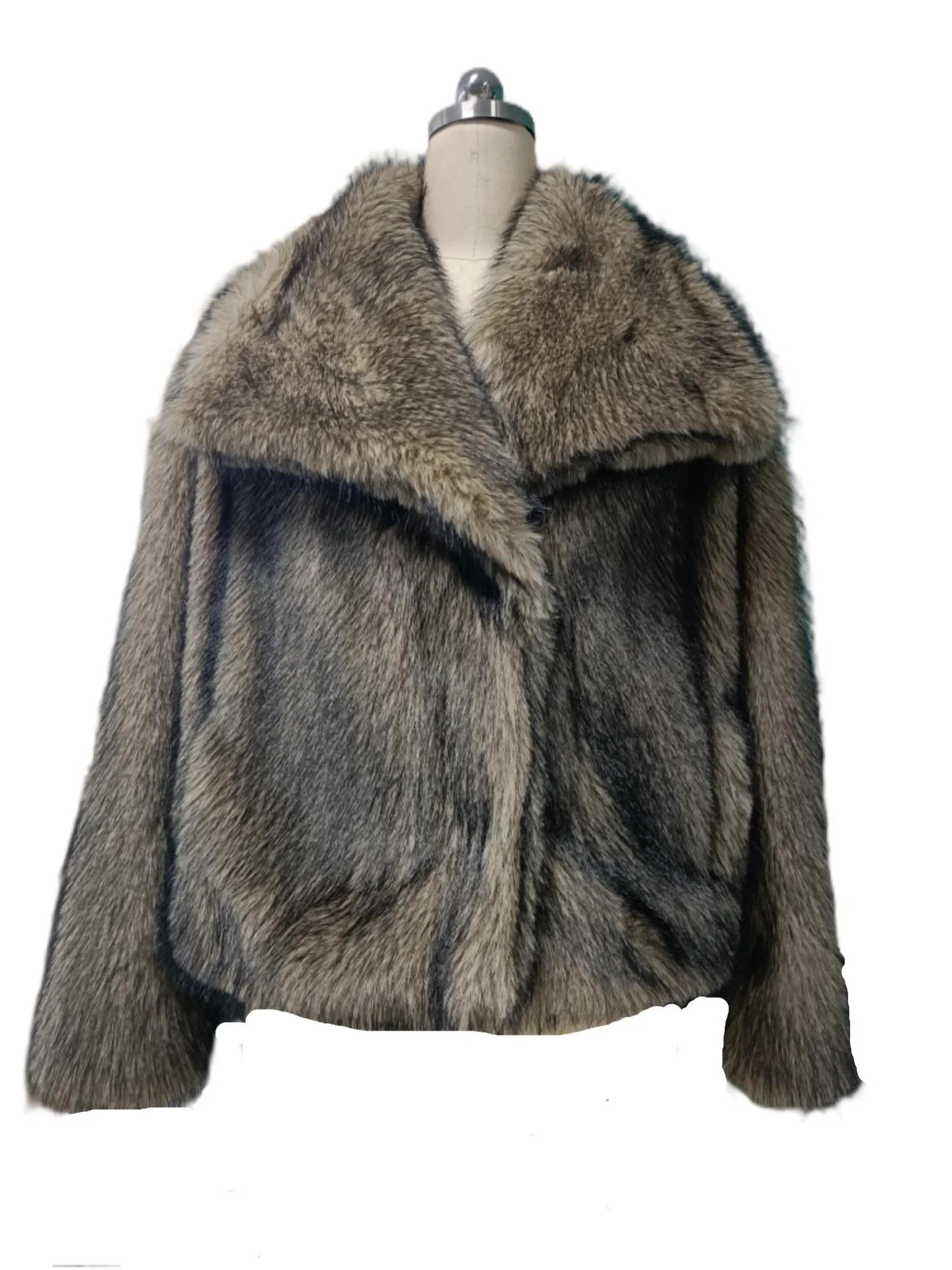 The Plush Elegance | Women's Short Faux Fur Lapel Coat - Image 19